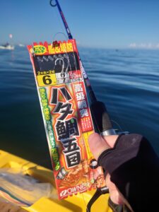 富山湾アカムツ釣りのエサ釣りスタイル